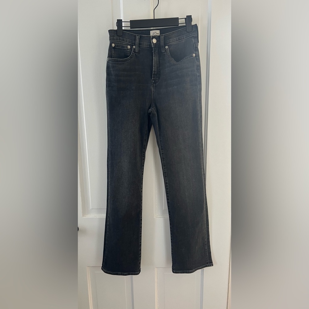 Jcrew curvy full length Demi boot jeans